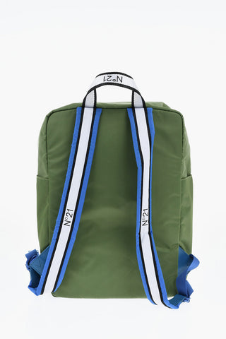 Zaino in Nylon con Logo Stampato