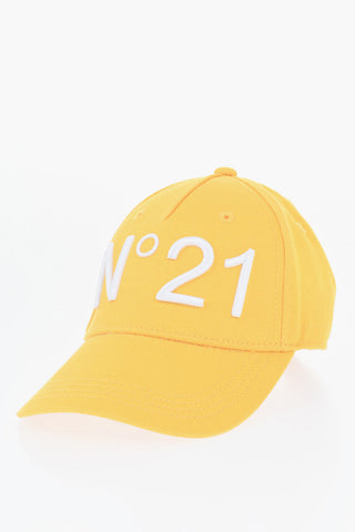 Baumwoll-Baseballcap Mit Geprägtem Logo