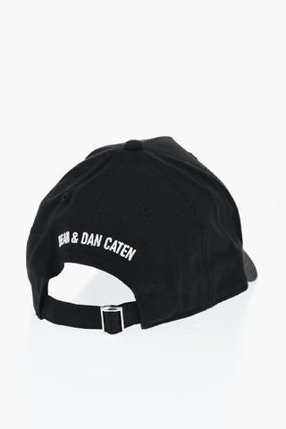 Cotton Baseball Cap with Embroidered Logo