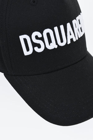 Cappello da Baseball in Cotone con Logo Ricamato