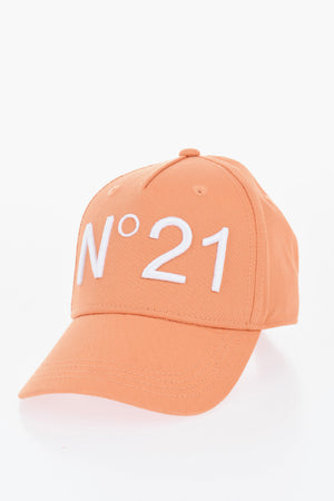 Baumwoll-Baseballcap Mit Geprägtem Logo