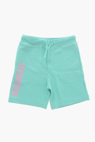 Jersey-Shorts mit Kordelzug in der Taille