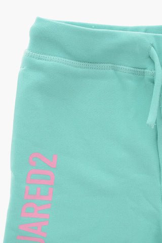 Jersey-Shorts mit Kordelzug in der Taille