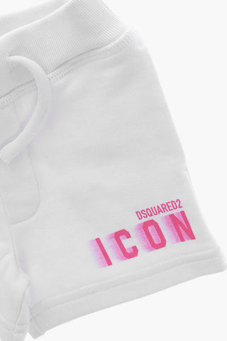 코튼 쇼츠 ICON 네온 프린트