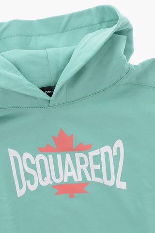 Cropped Hoodie mit kurzen Ärmeln