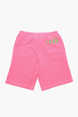 Shorts in Cotone Garzato ICON con Coulisse