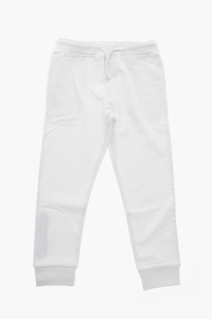 Joggers in Cotone Garzato con Logo Stampato