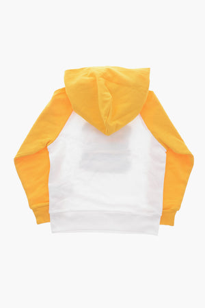 Bicolor Baumwoll-Hoodie HAMBURGER