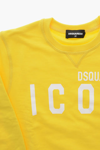 Brushed Cotton Crewneck Sweatshirt ICON