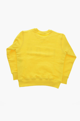 Brushed Cotton Crewneck Sweatshirt ICON