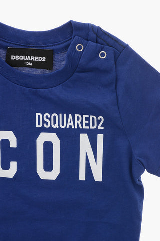 Crewneck T-Shirt ICON With Printed Logo