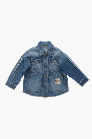 데님 재킷 패치워크 디테일