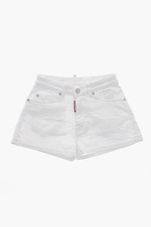 Shorts in Denim con Passanti