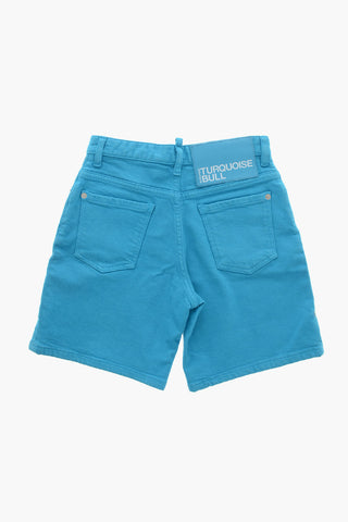 TURQUOISE BULL 데님 5포켓 쇼츠