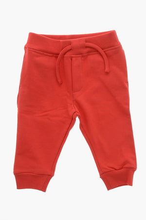 Joggers in Cotone Garzato con Coulisse
