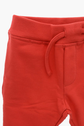 Joggers in Cotone Garzato con Coulisse