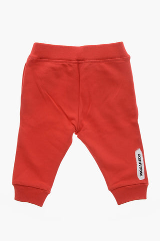 Joggers in Cotone Garzato con Coulisse