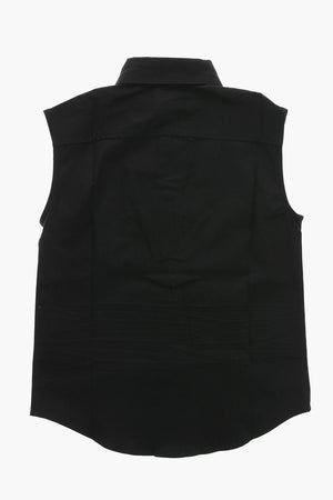 Sleeveless Shirt ICON with Sketch Print
