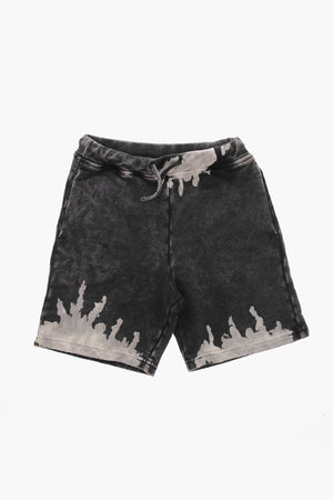 Shorts in Jersey Tie Dye con Coulisse