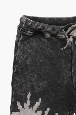 Tie-Dye Jersey-Shorts mit Kordelzug