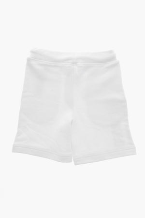 Shorts in Jersey con Stampa Logo