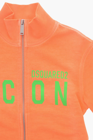 Mock Neck Sweatshirt ICON with Front Zip