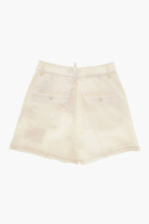 Shorts a 1 Pince in Lana Stretch