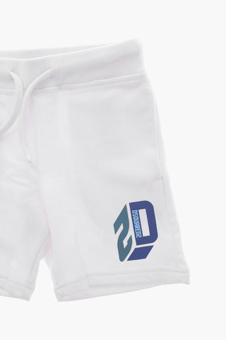 Baumwoll-Shorts mit Kordelzug