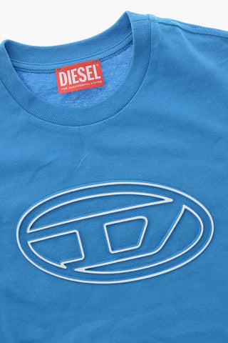 Crew-Neck T-Shirt BIGOVAL with Raised Logo