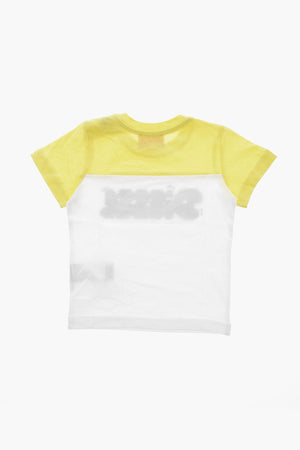 Baumwoll-T-Shirt LAB mit aufgedrucktem Logo