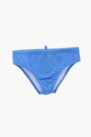 Costume da Bagno Slip con Logo Stampato