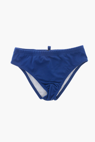 Costume da Bagno Slip con Logo Stampato