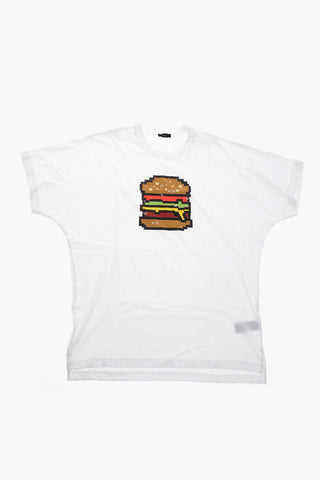Oversized-T-Shirt HAMBURGER aus Baumwolle