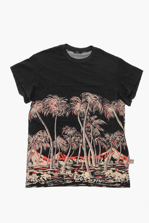Baumwoll-Rundhals-T-Shirt PALMAS