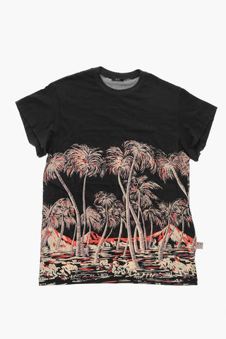 Baumwoll-Rundhals-T-Shirt PALMAS