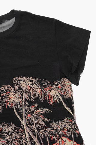 Baumwoll-Rundhals-T-Shirt PALMAS