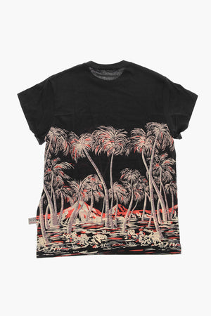 Baumwoll-Rundhals-T-Shirt PALMAS
