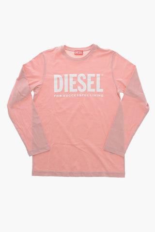 T-Shirt Girocollo GIM in Cotone con Logo Stampato