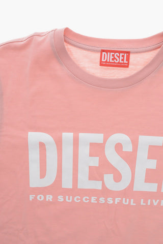 T-Shirt Girocollo GIM in Cotone con Logo Stampato