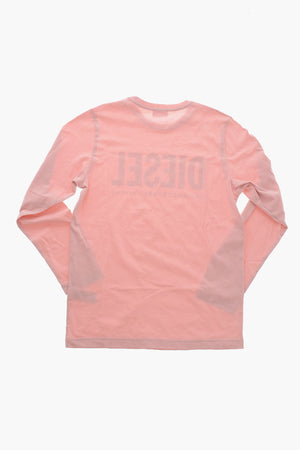 Cotton Crewneck T-Shirt GIM with Printed Logo