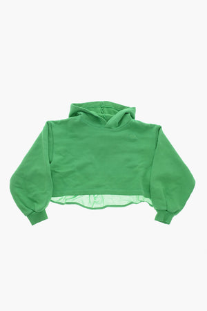 Cotton Hoodie SENIA with Chiffon Detail
