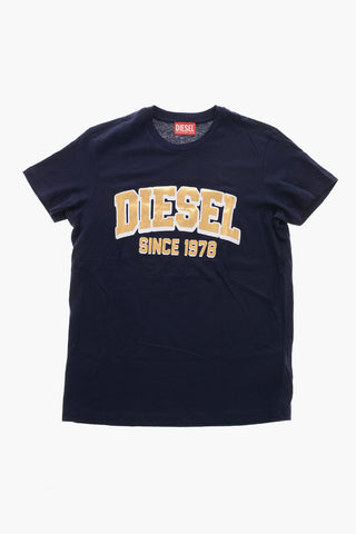 Crewneck T-Shirt GOF with Lamé Print