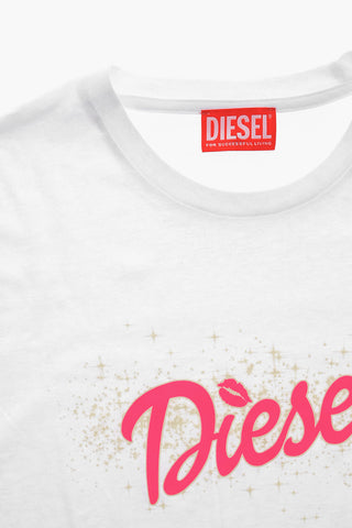 T-Shirt Girocollo CORSI con Logo Stampato