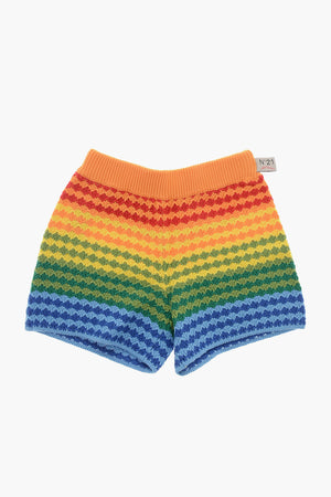 Strickshorts mit Gummizug