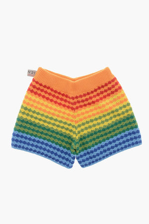 Strickshorts mit Gummizug