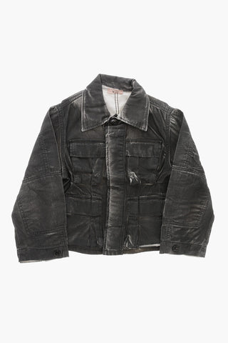 Utility-Jacke aus beschichteter Baumwolle