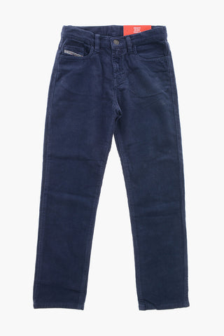 Pantaloni 5 Tasche VIKER in Velour a Coste