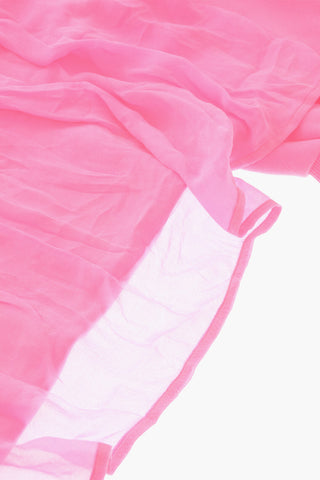 Hoodie SENIA aus Baumwolle mit Chiffon-Detail