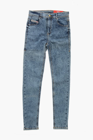 Jeans 1984 SLANDY aus Stone-Washed-Denim 11cm