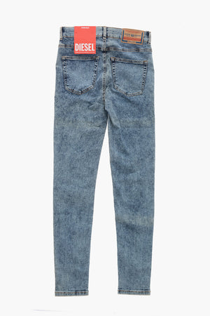 Stone-Washed Denim Jeans 1984 SLANDY 11cm
